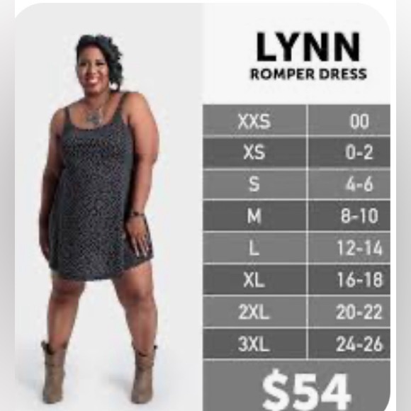 Black Floral Lynn Romper Dress LULAROE Large - Picture 6 of 6